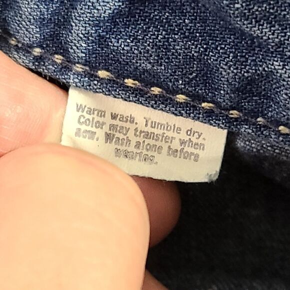 RARE VTG 70s Levi's Strauss white tab tulip high rise mom jeans straight Sz 9 - Picture 13 of 14